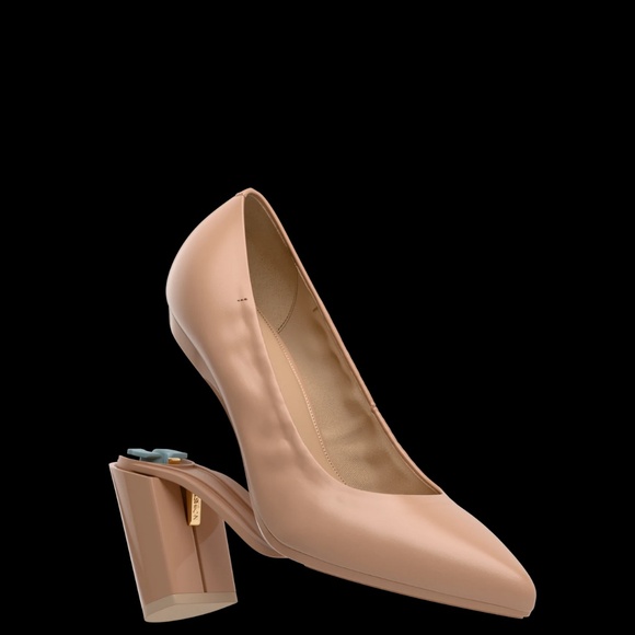 Pashion Footwear - The Pump Wide Width - Latte Leather Flat 1.5" - Picture 3 of 11